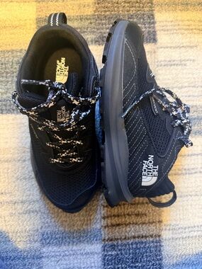 The North Face Black and White Hiking Shoes NWOT